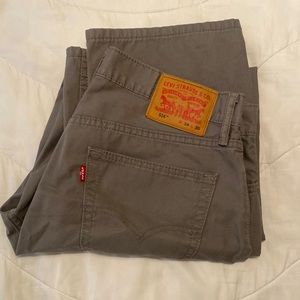 Levi’s Mens Gray Jeans 514 34x30